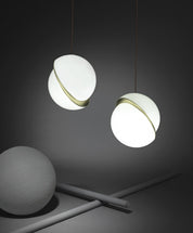Pendant Light Crescent Brass - RADIXA | Tranquility