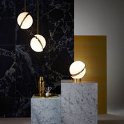Pendant Light Crescent Brass - RADIXA | Tranquility