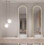 Pendant Light Crescent Brass - RADIXA | Tranquility