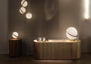 Pendant Light Crescent Brass - RADIXA | Tranquility