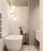 Pendant Light Crescent Brass - RADIXA | Tranquility