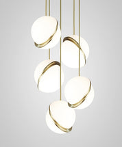 Pendant Light Crescent Brass - RADIXA | Tranquility