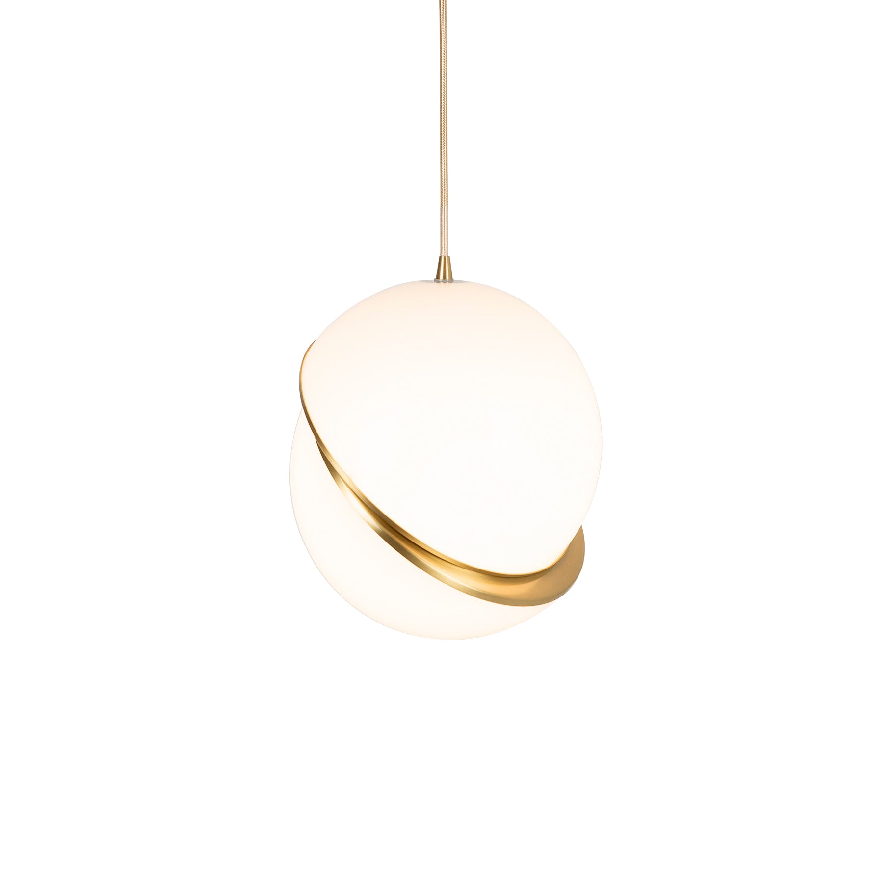 Pendant Light Crescent Brass - RADIXA | Tranquility