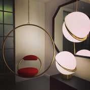 Pendant Light Crescent Brass - RADIXA | Tranquility