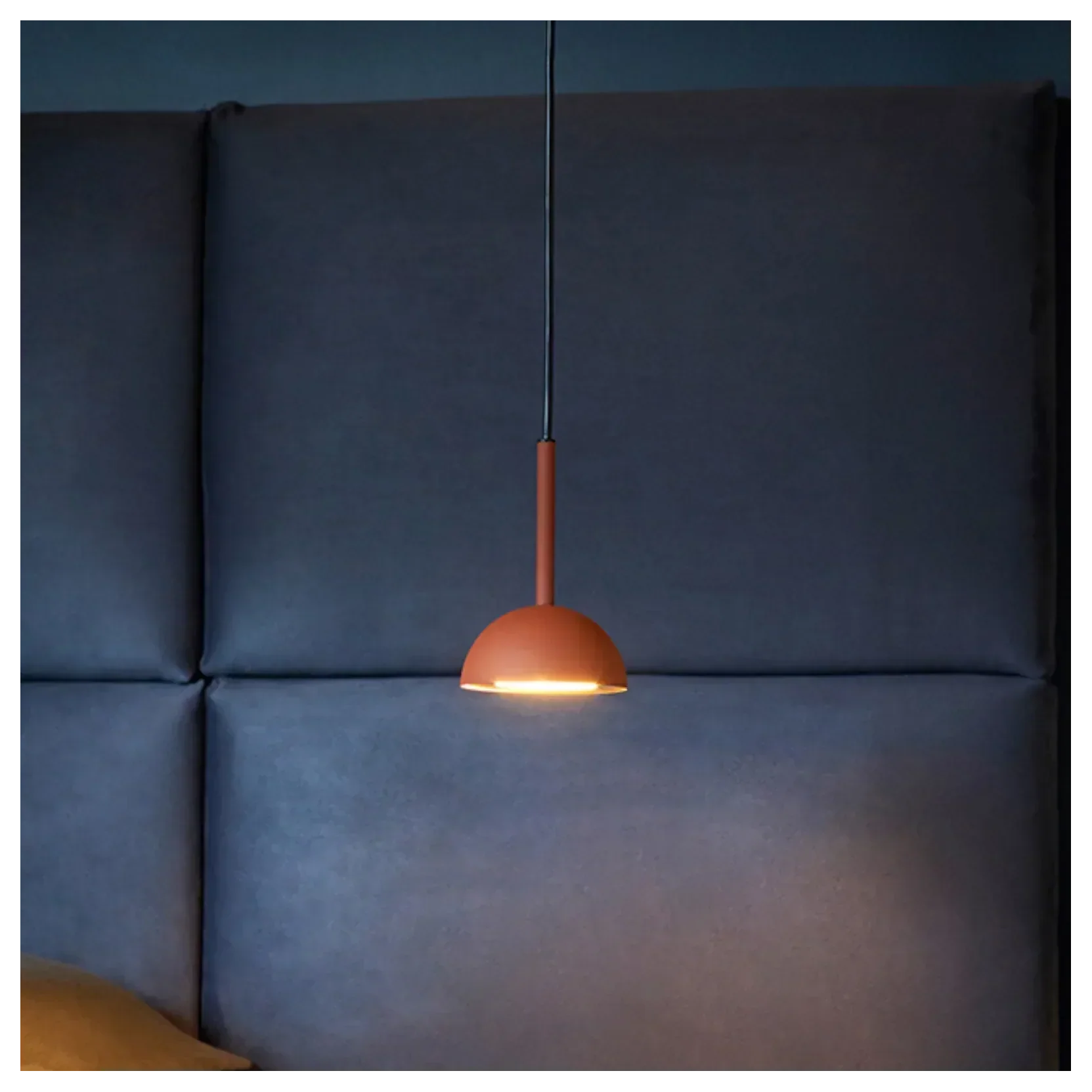Pendant Light LED White Metal - REKTOR | Elegant Ambiance