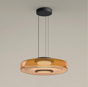Pendant Light Smoke Grey Glass - TORSUS | Elegant Design