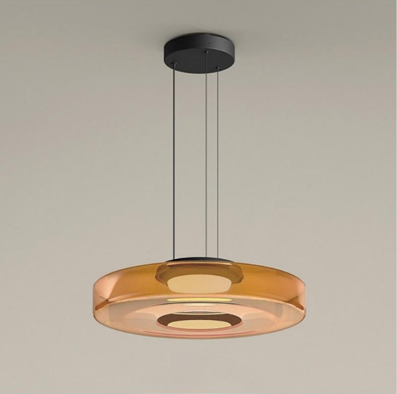 Pendant Light Smoke Grey Glass - TORSUS | Elegant Design