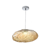 Pendant Light Hand-blown Glass Amber - VIRTUS | Elegance