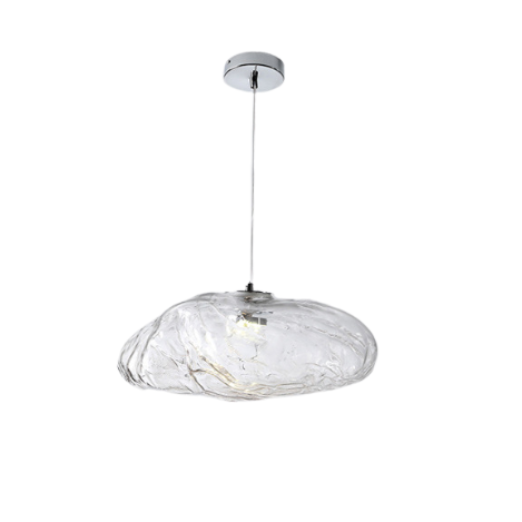 Pendant Light Hand-blown Glass Amber - VIRTUS | Elegance