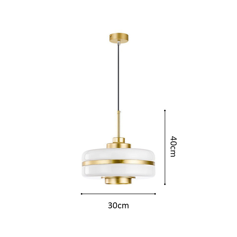 Pendant Light Glass Metal - SYRMAX | Warm Ambiance