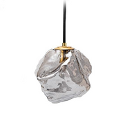 Pendant Light Copper Glass - ZEKRON | Artistic Lighting