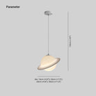 Hailie Modern Jupiter Round Pendant Light Shades Bedroom