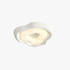 Quinn Unusual White Cream Color Roses Ceiling Lamp Dining Room