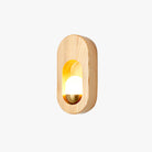 Ozawa Classical Wood Glass Wall Lamp Bedroom  Dining Room