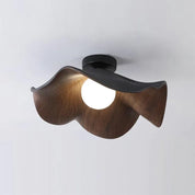 Ceiling Light Lotus Resin Wood - CORTEX | Nordic Elegance