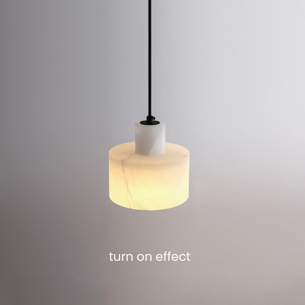 Pendant Light White Marble - SOLSTX | Serene