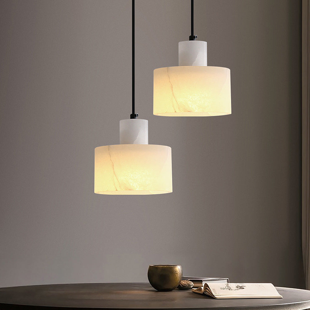 Pendant Light White Marble - SOLSTX | Serene