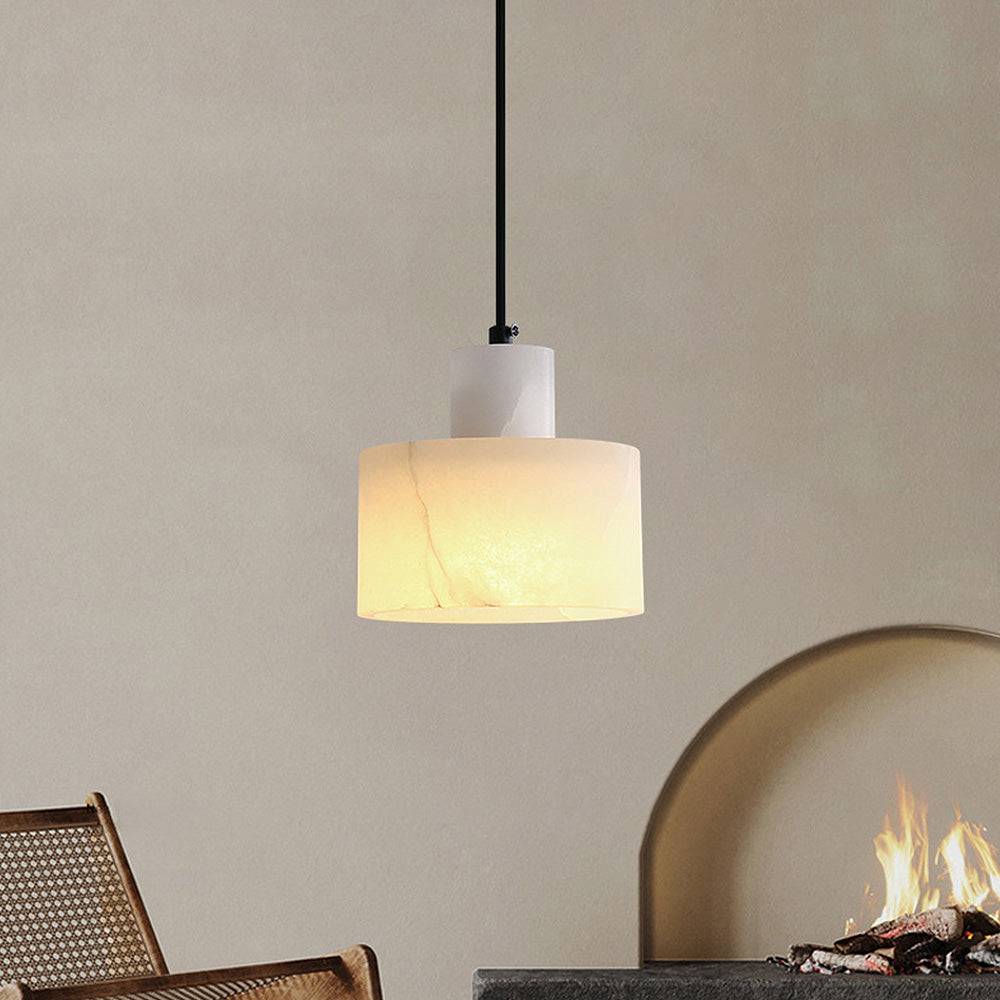 Pendant Light White Marble - SOLSTX | Serene