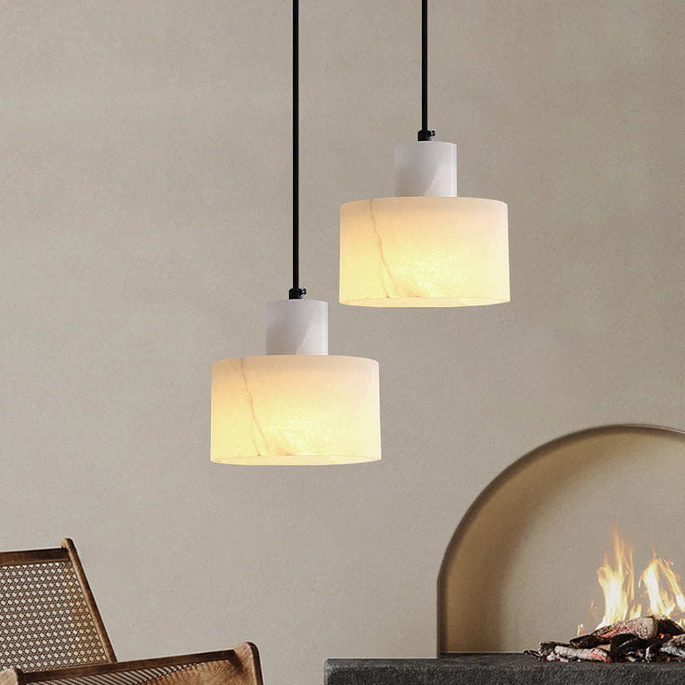 Pendant Light White Marble - SOLSTX | Serene