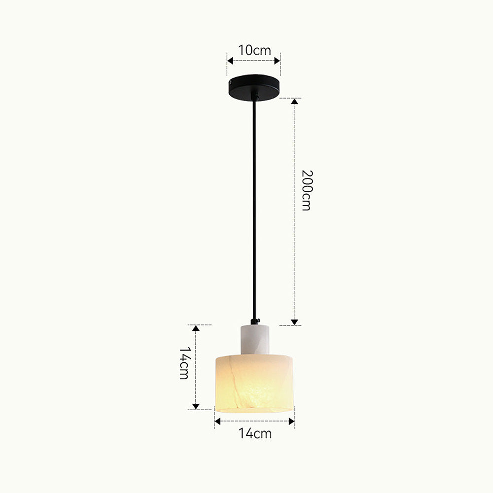 Pendant Light White Marble - SOLSTX | Serene