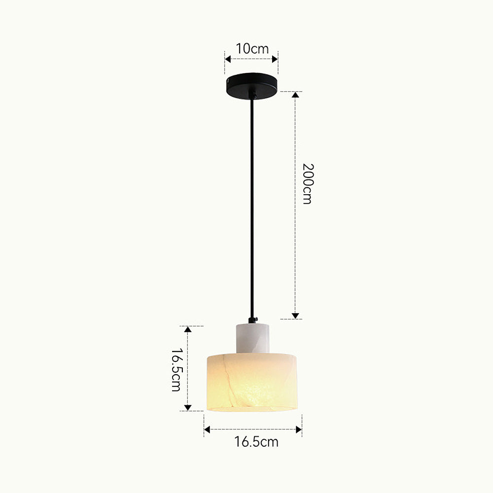 Pendant Light White Marble - SOLSTX | Serene