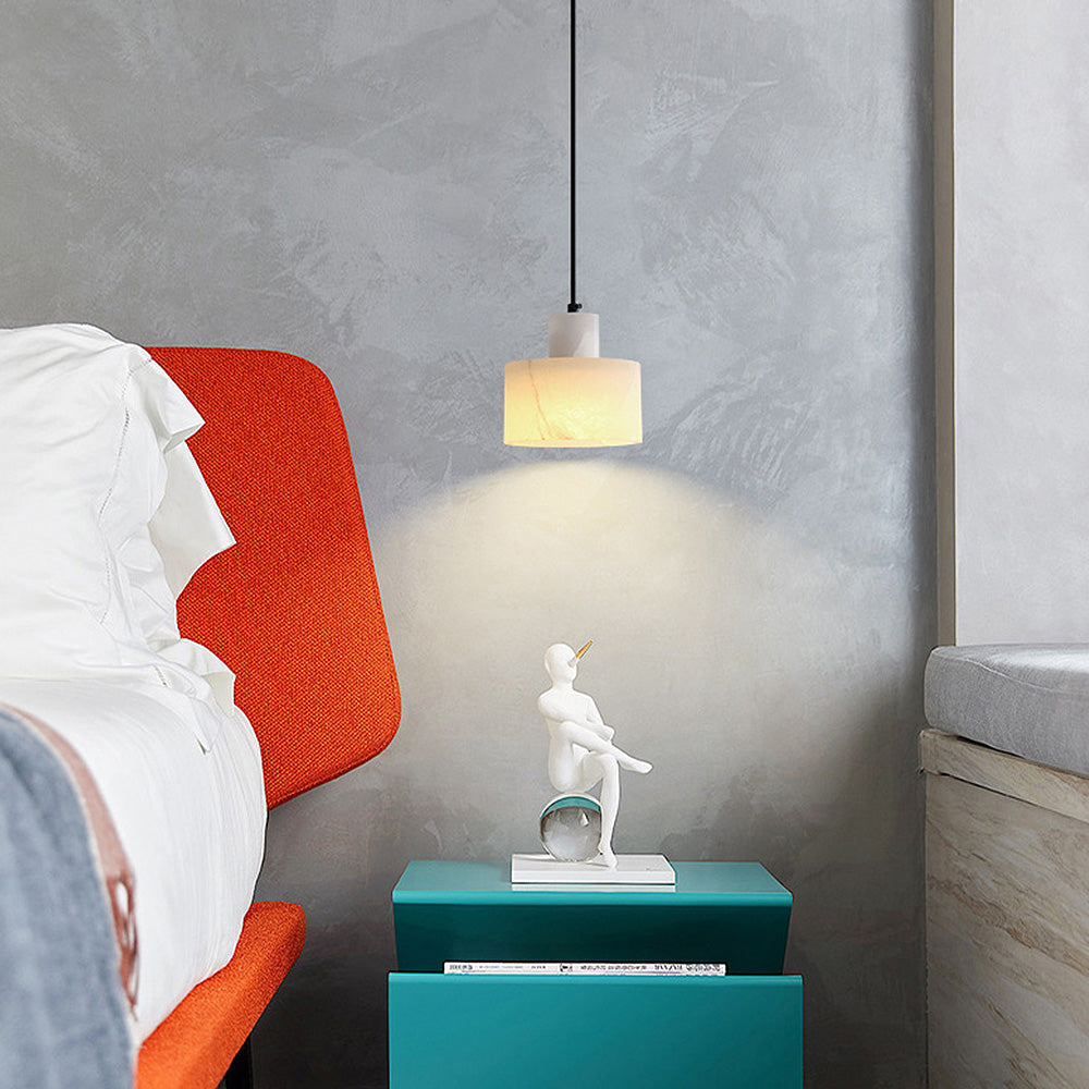 Pendant Light White Marble - SOLSTX | Serene
