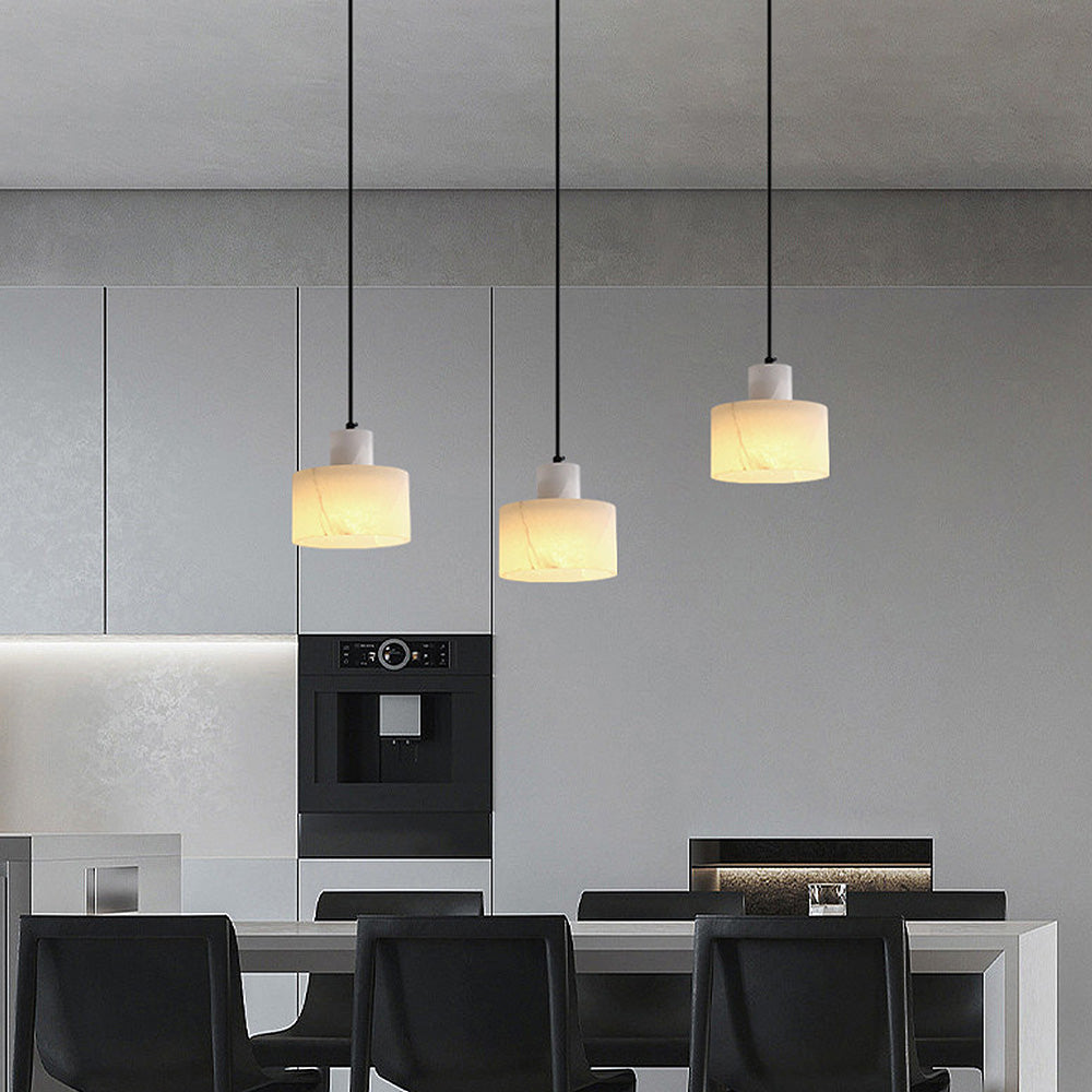 Pendant Light White Marble - SOLSTX | Serene