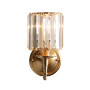 Wall Light Crystal Brass - AEONIX | Luxury