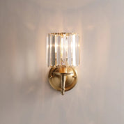 Wall Light Crystal Brass - AEONIX | Luxury
