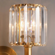 Wall Light Crystal Brass - AEONIX | Luxury