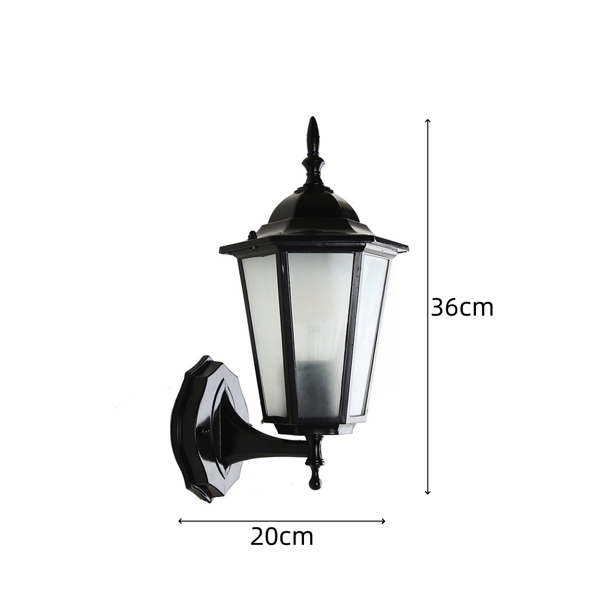 Outdoor Lighting Retro Glass Black - NIMBUS | Elegant