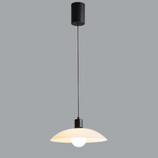 Pendant Light White Glass - VEXILO | Elegant Lighting