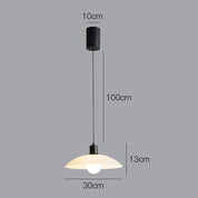 Pendant Light White Glass - VEXILO | Elegant Lighting