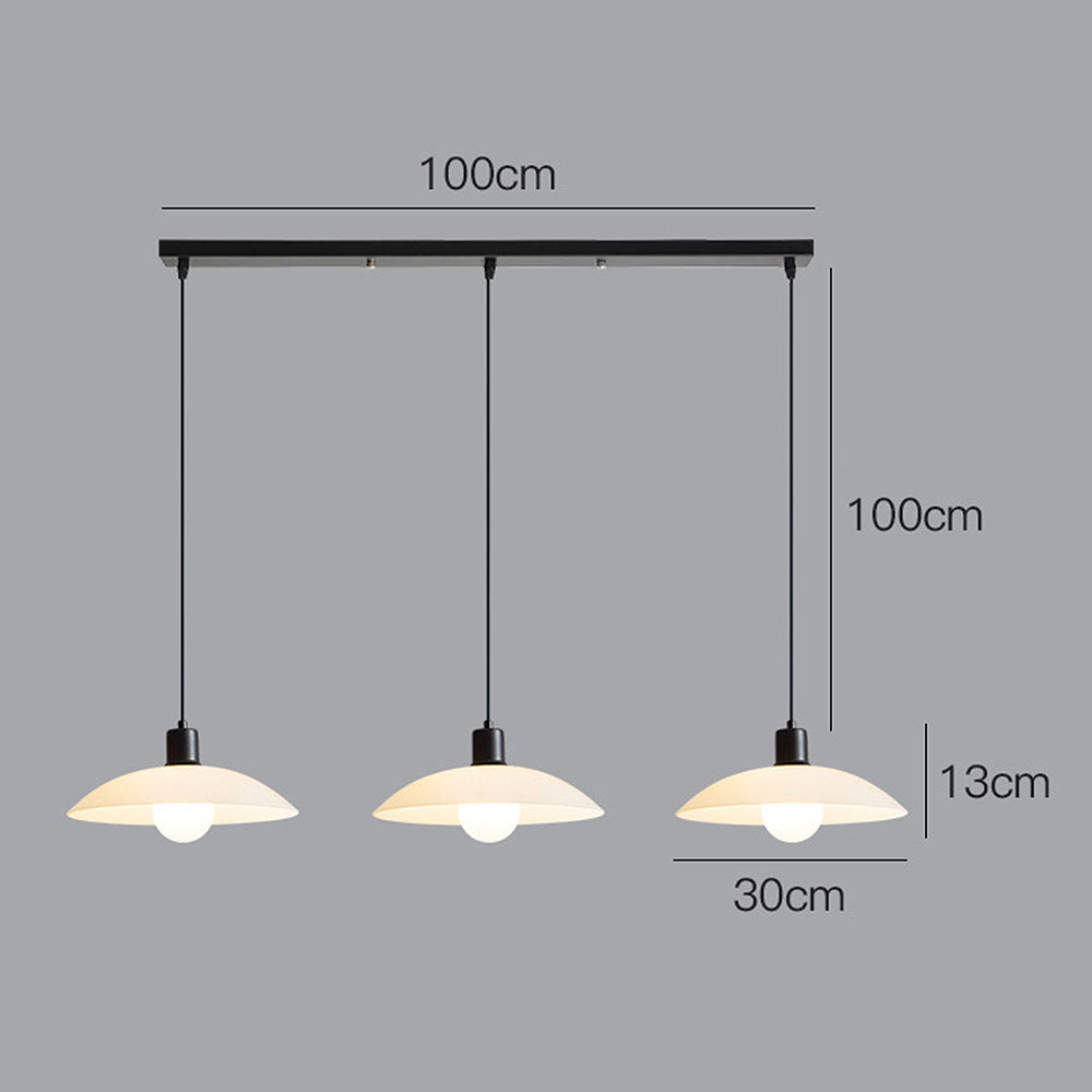 Pendant Light White Glass - VEXILO | Elegant Lighting