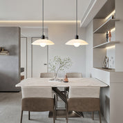 Pendant Light White Glass - VEXILO | Elegant Lighting