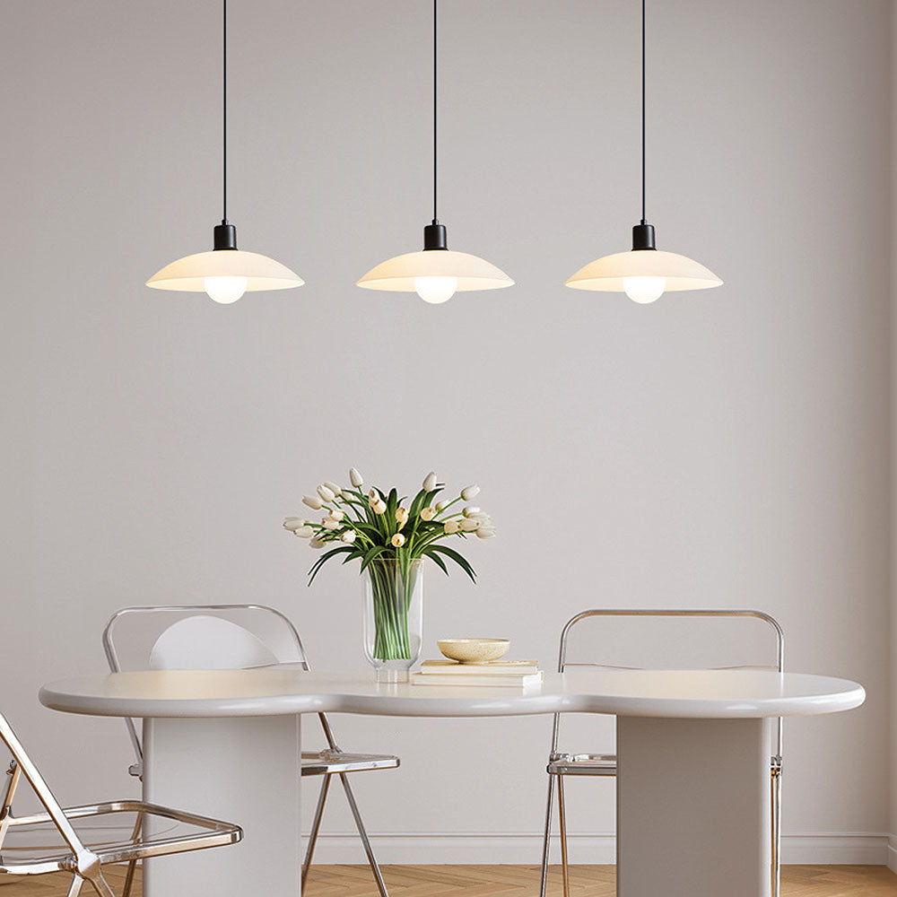 Pendant Light White Glass - VEXILO | Elegant Lighting