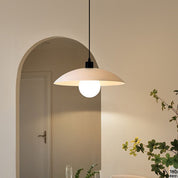 Pendant Light White Glass - VEXILO | Elegant Lighting