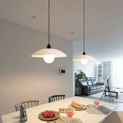 Pendant Light White Glass - VEXILO | Elegant Lighting