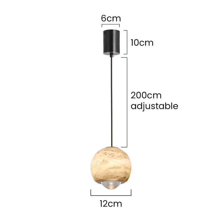 Pendant Light Alabaster Marble - SYNTAX | Serenity