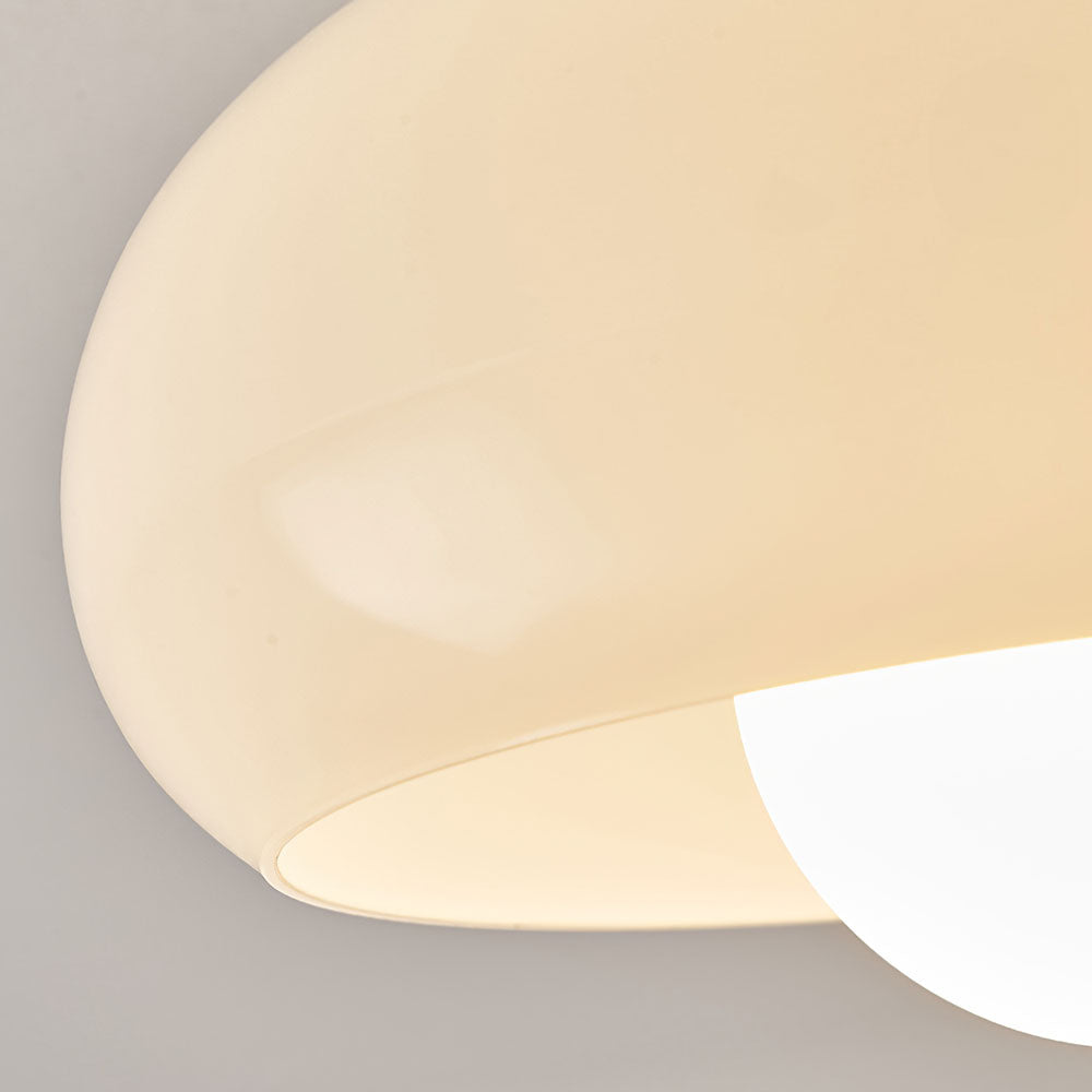 Ceiling Light Vintage White Wood - AIONOS | Elegant