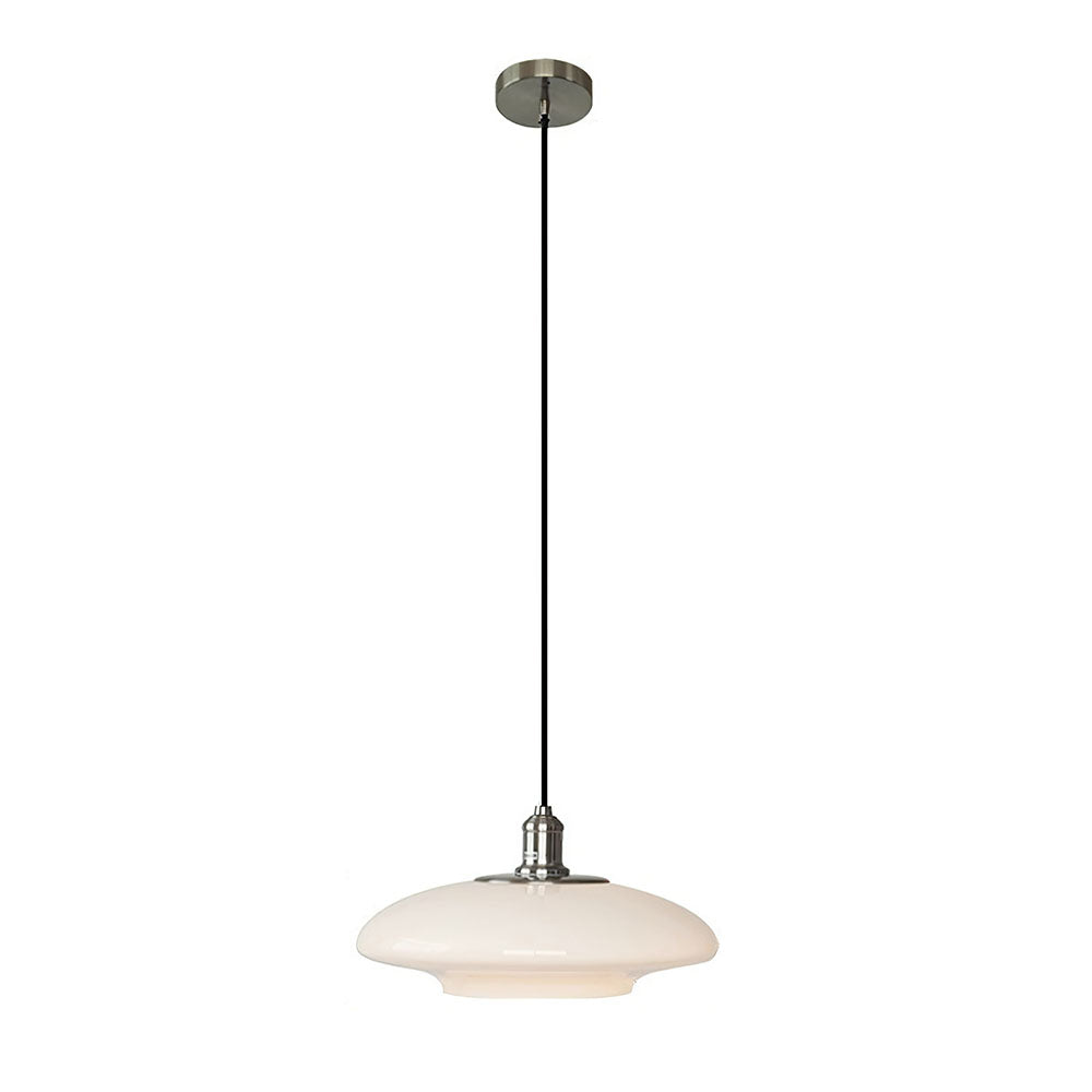 Pendant Light White Glass - THETA | Elegant Ambiance