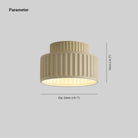 Hailie Modern Ceiling Lamp Dimensions - 23cm and 16cm