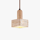 Byers Minimalism Marble Wood Pendant Lamp, bedroom lighting