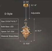 Pendant Light Gray Glass LED - VAULTX | Romantic Glow