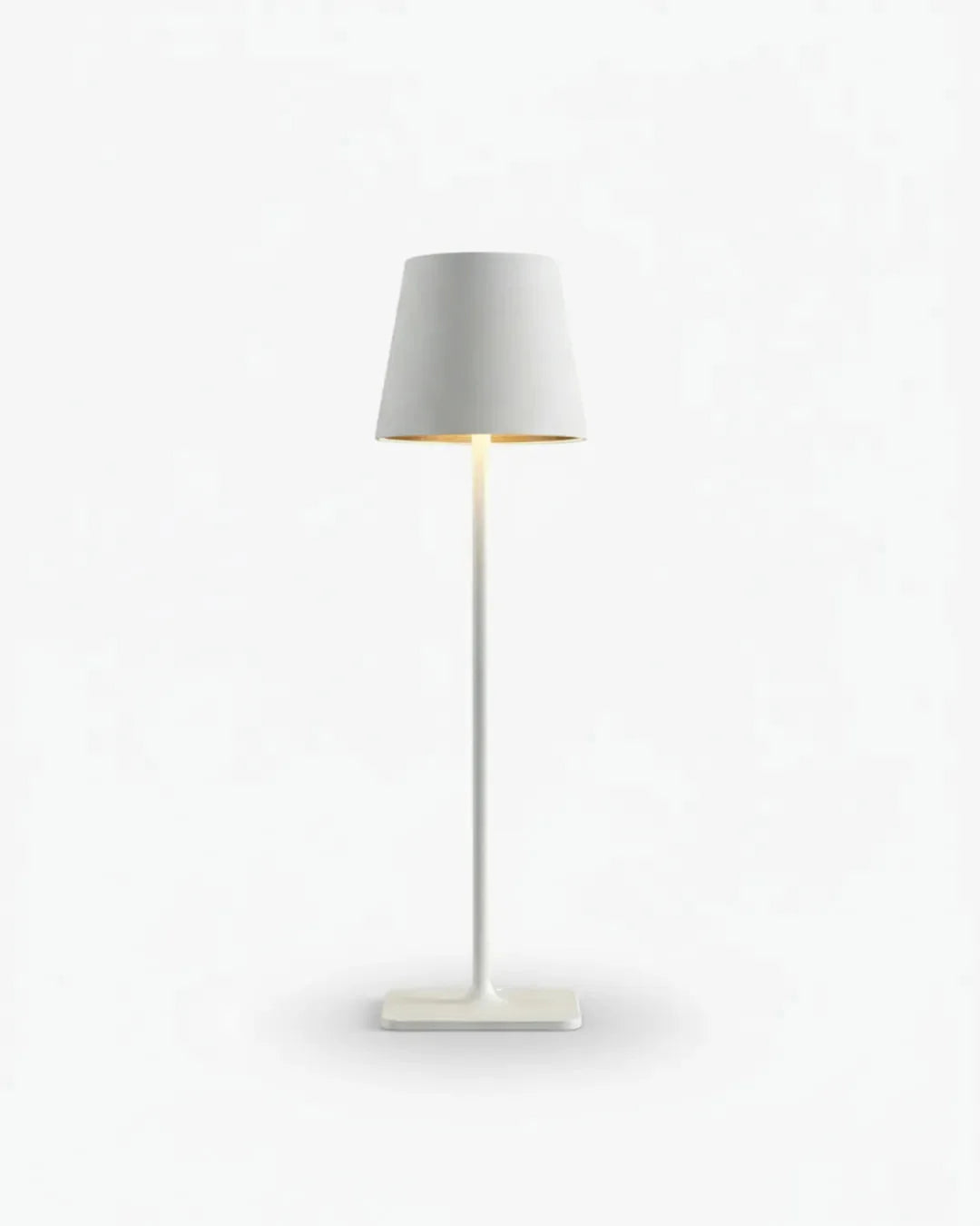 FREY cordless designer table lamp in white — wireless rechargeable lamp | DecoHarmonie Australia