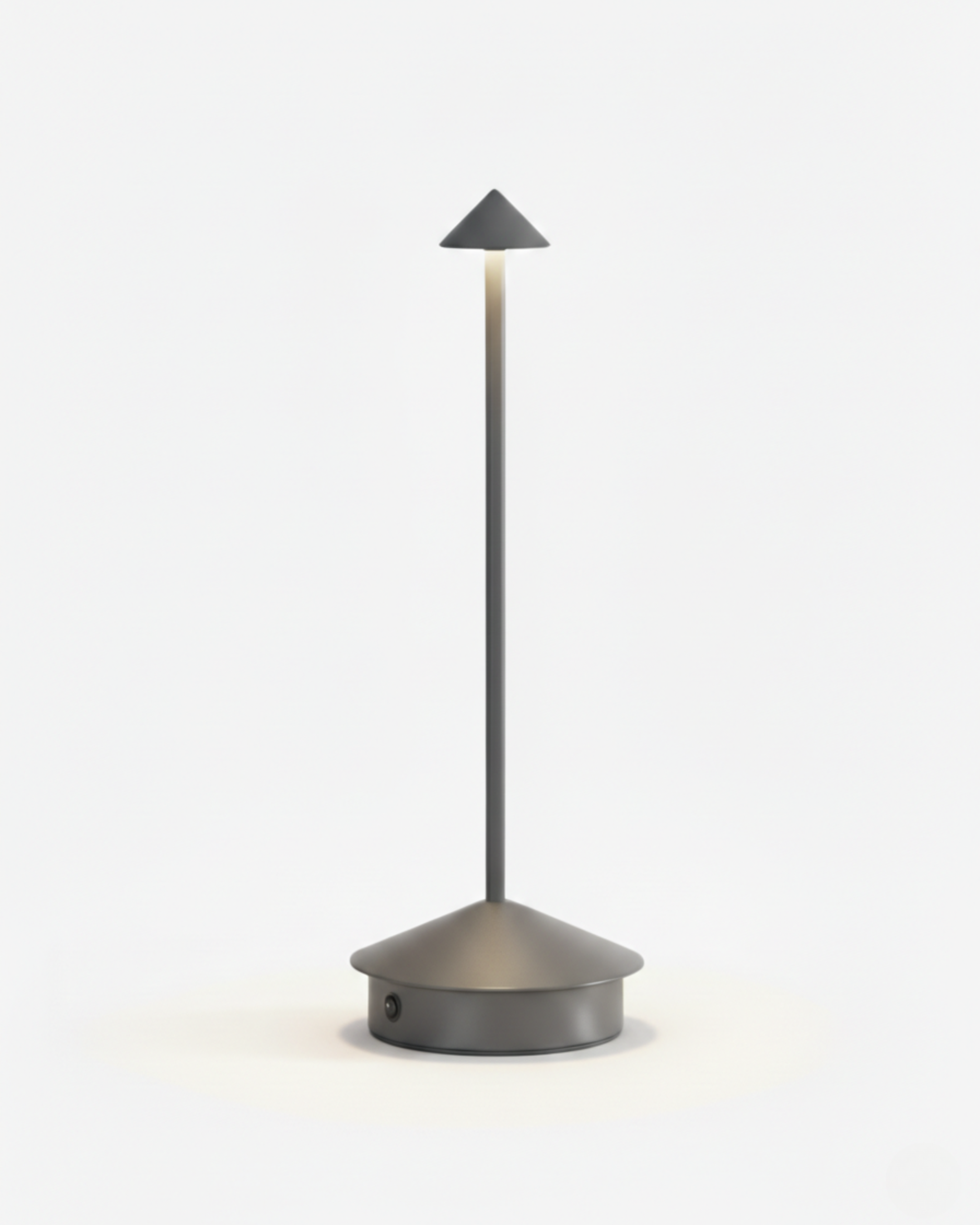 MIRO cordless designer table lamp in grey — wireless rechargeable lamp | DecoHarmonie Australia
