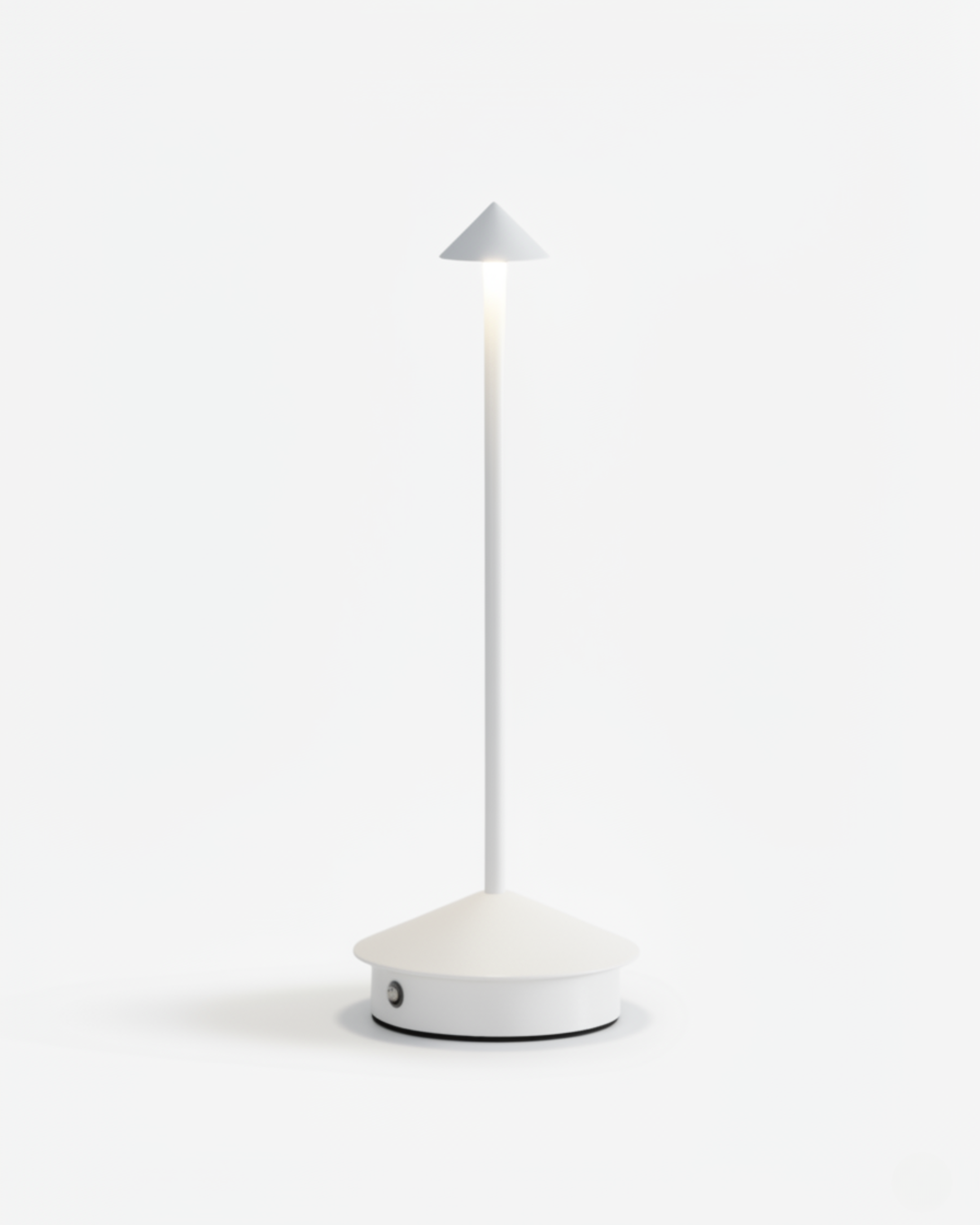 MIRO cordless designer table lamp in white — wireless rechargeable lamp | DecoHarmonie Australia