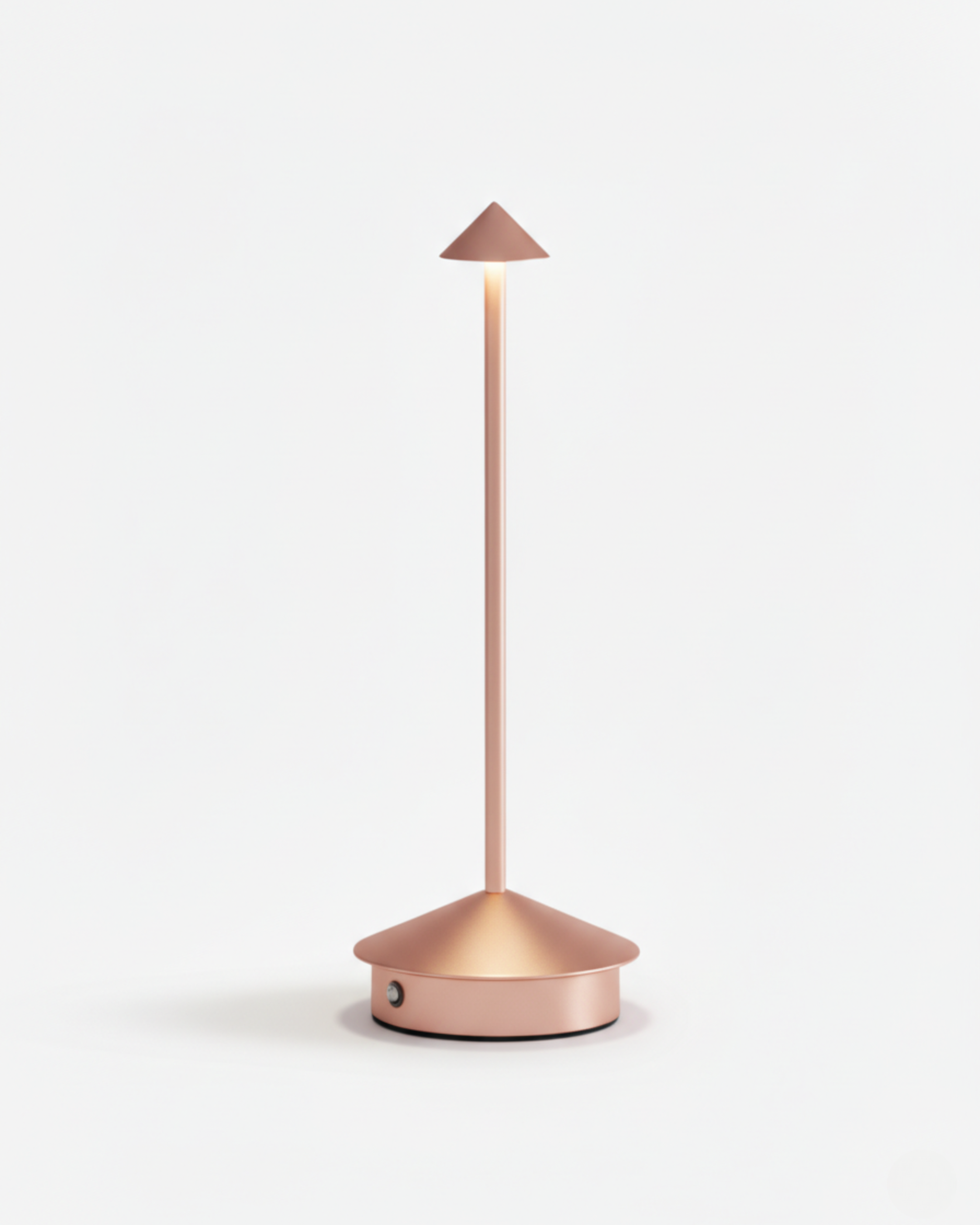 MIRO cordless designer table lamp in rose gold — wireless rechargeable lamp | DecoHarmonie Australia