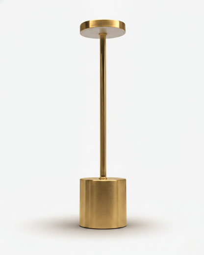 NOVA cordless designer table lamp in gold — wireless rechargeable lamp | DecoHarmonie