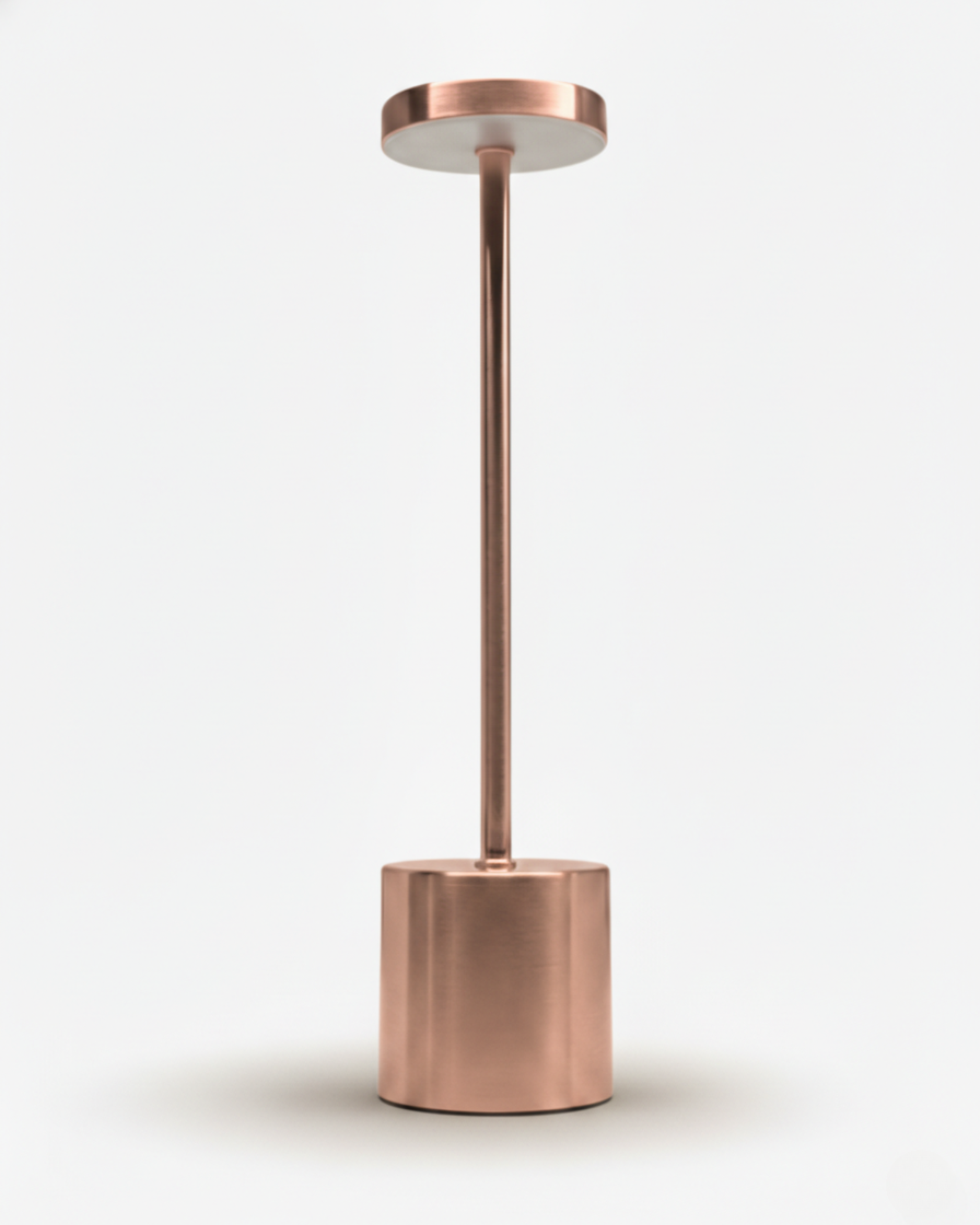 NOVA cordless designer table lamp in rose gold — wireless rechargeable lamp | DecoHarmonie Australia